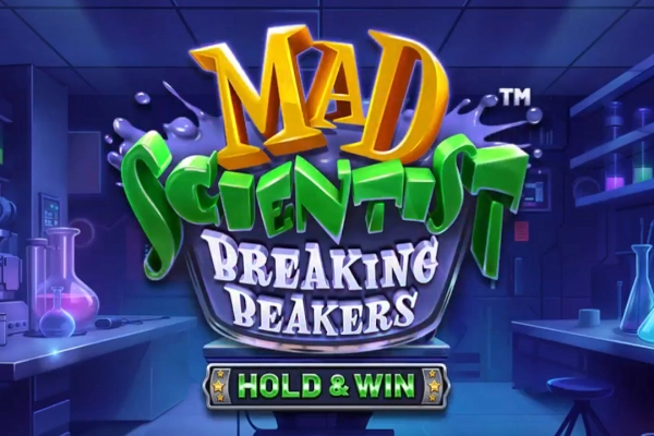 02196 mad scientist breaking beakers